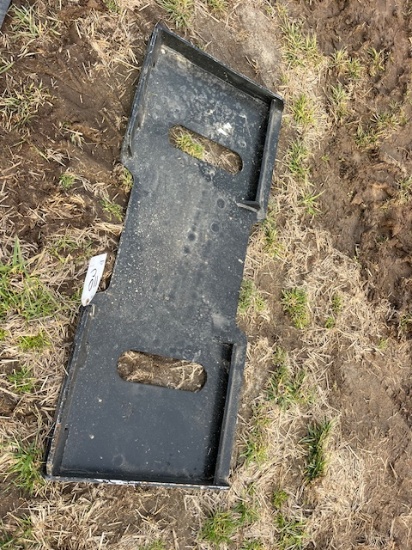 NEW SKID STEER PLATE