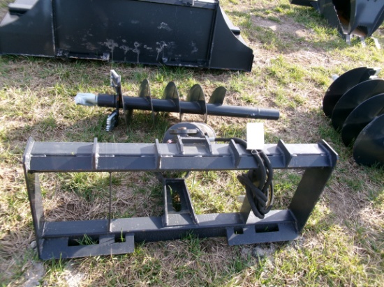SKID STEER AUGER W/ 12" BIT, NEW