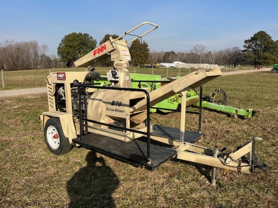 FINN B-70 DSL ENGINE STRAW BLOWER