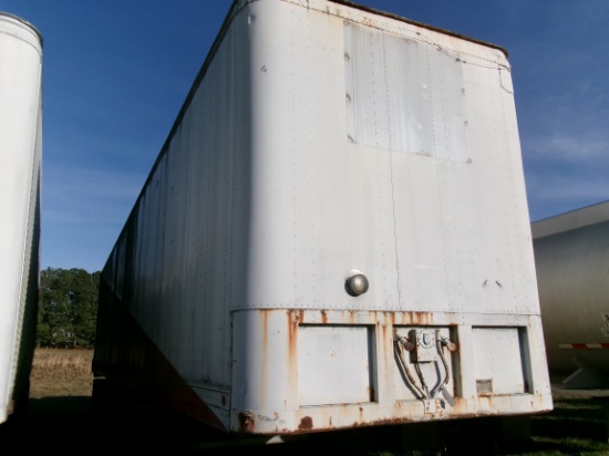 1978 FRUEHAUF VAN TRAILER, NO TITLE