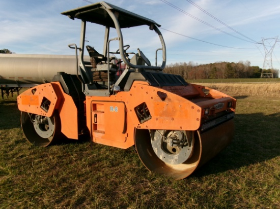 HAMM 66" DOUBLE DRUM ROLLER
