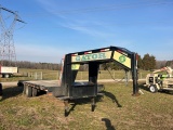 2018 GATOR 20 + 5 GOOSENECK TRAILER DUAL TANDEM  STEEL RAMPS