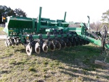 GREAT PLAINS 1500 SOLID STAND NO-TILL DRILL, 7 ½” SPACING, 15’, KEETON SEED FIRMERS, PACK WHEELS, LI