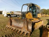 JD 650K LGP DOZER, CAB, DSL, POWERSHIFT TRANS, 10’ 6” 6-WAY BLADE, SELLS WITH ROOT RAKE, 4228 HRS, S