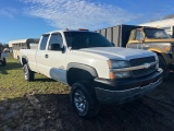 2005 CHEVY 2500 DURAMAX DSL 4 x 4 CANT SEE MILES SELLER SAID RECENTLY NEW INJECTORS
