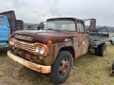 FORD F600 16’ JOHNNY GREGORY DUMP NON RUNNING