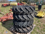 4 11.2 - 24 TIRES AND RIMS