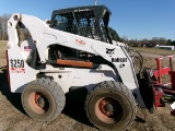 BOBCAT S250 SKID STEER, TURBO HIGH FLOW, CAB, SELLS WITH BUCKET,      2325 HRS. SN: 521311342