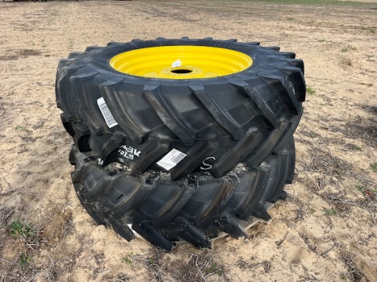 JD TIRES AND RIMS NEW 480/70 R34 TIRES