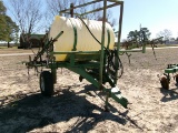 REDDICK 500 GAL SPRAYER, HYD BOOM, DROP NOZZLES, HYD HEIGHT CONTROL