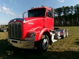 1993 KENWORTH ROAD TRACTOR, CAT DSL ENG, 10 SPD DSL TRANS, WETLINE 605,915 MILES