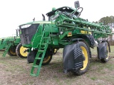 JD R4030 SPRAYER, WITH STARFIRE 3000 GLOBE, 90’ BOOMS, 800-GAL POLY TANK, 4858 HRS, SN: CE0006249
