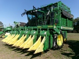 JD 9976 6 ROW COTTON PICKER, DUALS, PRO 16 HEADS, MUD HOG, 4258 ENG HRS, 2706 FAN HRS, SN:004147
