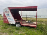 1993 STEEL RACE CAR TRAILER