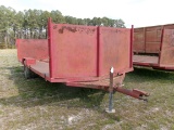20’ X 8’ SINGLE AXLE V-BOTTOM TOBACCO TRAILER