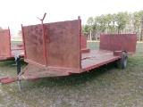 20’ X 8’ SINGLE AXLE V-BOTTOM TOBACCO TRAILER