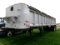 1992 TRAILSTAR 38’ ALUMINUM FRAMELESS DUMP TRAILER, ROLLOVER COVER