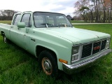 198? GMC 2500 CREW CAB, GAS ENG, NEW 350 MOTOR, LONG BED