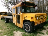 1989 CHEVY BUS WITH 22' STEEL FLATBED