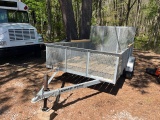 2020 ROADKING GALVANIZED TRAILER 10’ x 6’  GORILLA LIFT ASSIST GATE  2’ SIDES BARELY USED