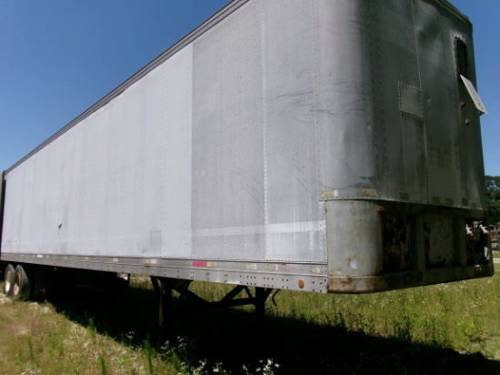 1989 FRUEHAUF 48’ ENCLOSED TRAILER