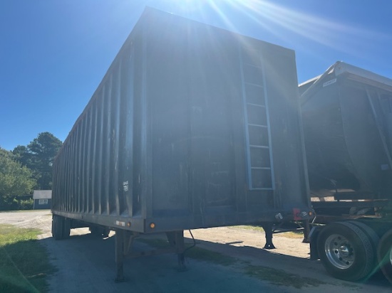 1997 HYUNDAI MILLS BUILT, 48’ TRAILER, 140 YDS, OPEN TOP  VIN:3H3C492S3VT003041