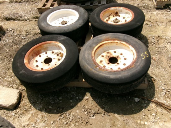 PALLET OF AIRCRAFT TIRES