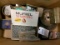 BOX OF GRINDING WHEELS AND MISC.
