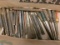 BOX OF CHISELS, SCREWDRIVERS, ETC.