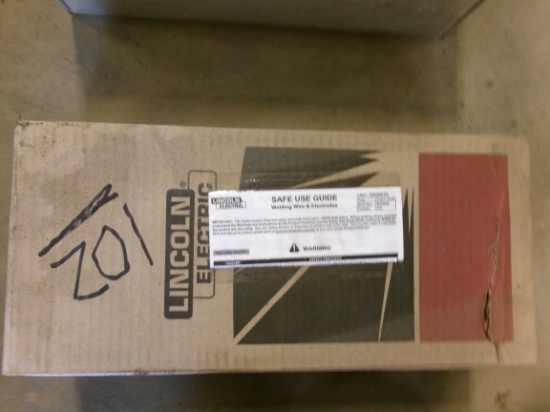 LINCOLN EASY ARC 1/8"X14" WELDING RODS, 50LB BOX