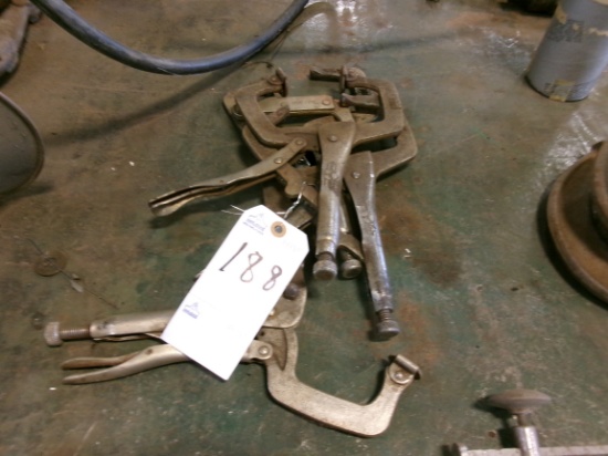 4 VISE GRIP WELDING CLAMPS