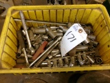 BOX OF SOCKETS AND RATCHETS