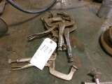 4 VISE GRIP WELDING CLAMPS