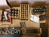 LARGE BOX OF STAMPING TOOLS, PNEUMATIC AIR WRENCH