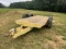 16 x 6’ HEAVY DUTY TRAILER TANDEM AXLE, TILT TOP PINTOL HITCH NEW DECK