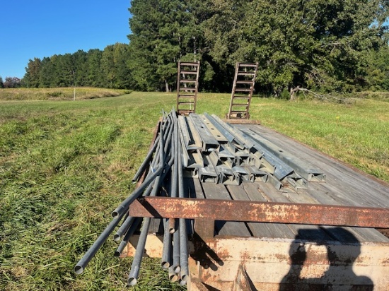 PIPE RAILS AND METAL STUDS
