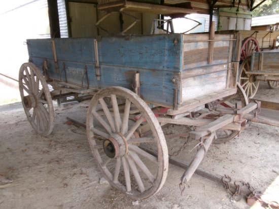 HACKNEY HORSE DRAWN WAGON - SOLID