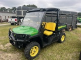 JD XUV835M GATOR 4 x 4, ELECTRIC DUMP, 766 HRS FIRST CLASS RIDE