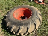 18.4-26 COMBINE TIRE AND RIM
