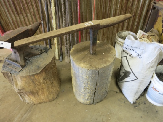 ANVIL ON A STUMP