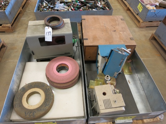PALLET OF CNC TOOLING BITS, CARBIDE BITS AND TOOLING GAUGES