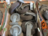 BOX OF WHEEL CASTERS