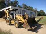 CAT 426B BACKHOE, DSL, 4X4, 4-POST CANOPY, 4-N-1 BUCKET, FOLD DOWN FORMS 8110 HRS
