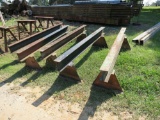 5 STEEL STANDS 8'
