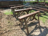 STEEL SAWHORSES 4 X $