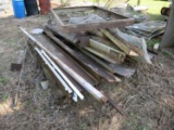 PILE OF ANGLE IRON AND I BEAM