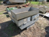 PALLET OF GALVANIZED BOXES