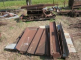 2 STACKS OF ANGLE IRON AND CHANNEL