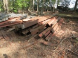 BULK LOT OF I BEAMS, ANGLE IRON AND STEEL TRUSSES