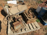 PALLET OF STEEL SHOP TOOLS
